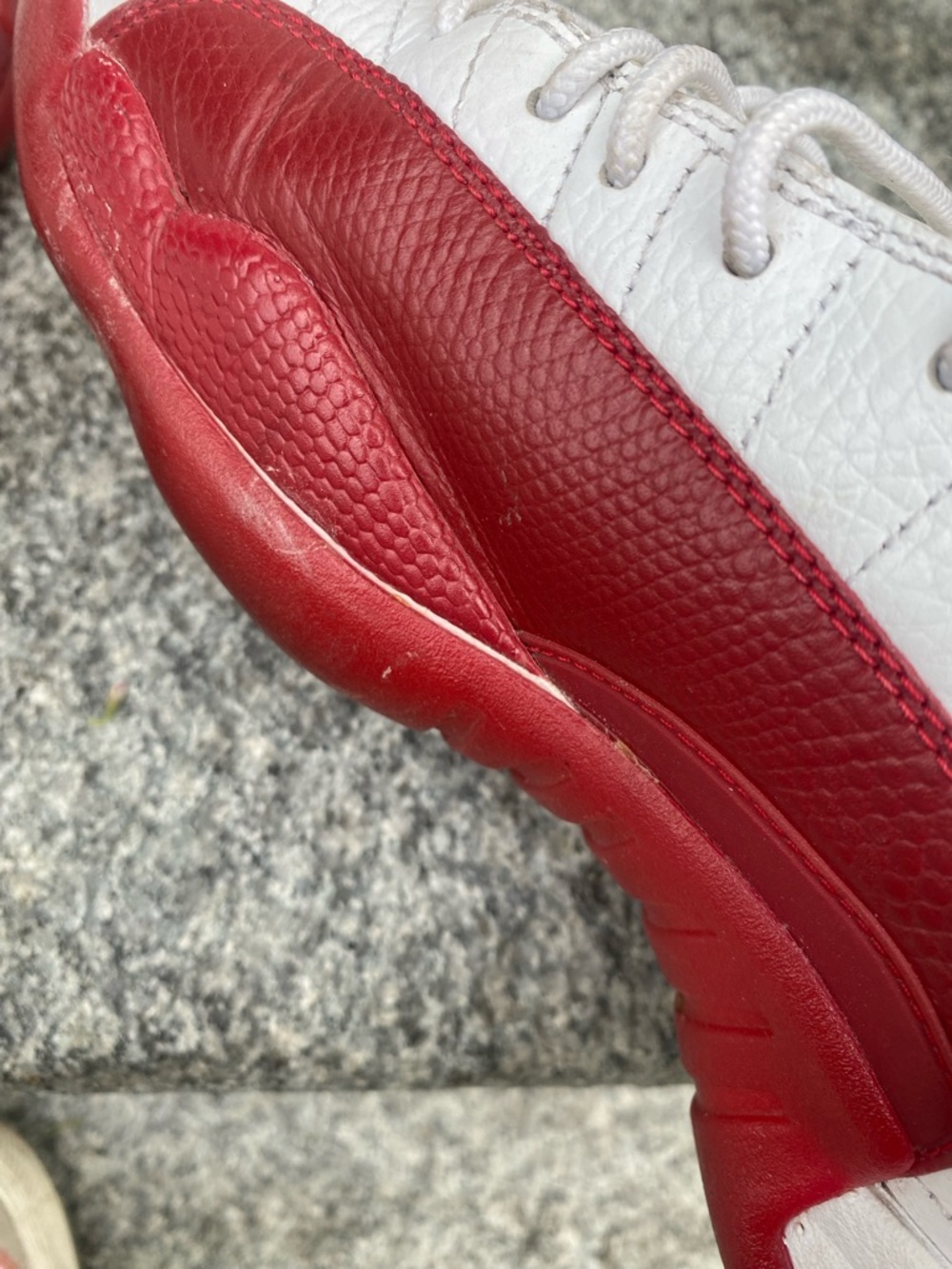Air Jordan 12 Cherry White Red 130690-110 Size 10 OG Retro - Picture 11 of 12